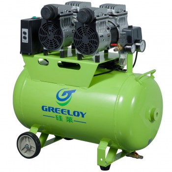 Greeloy® GA-62 歯科静音オイルレス エアコンプレッサー 1.5馬力 60L