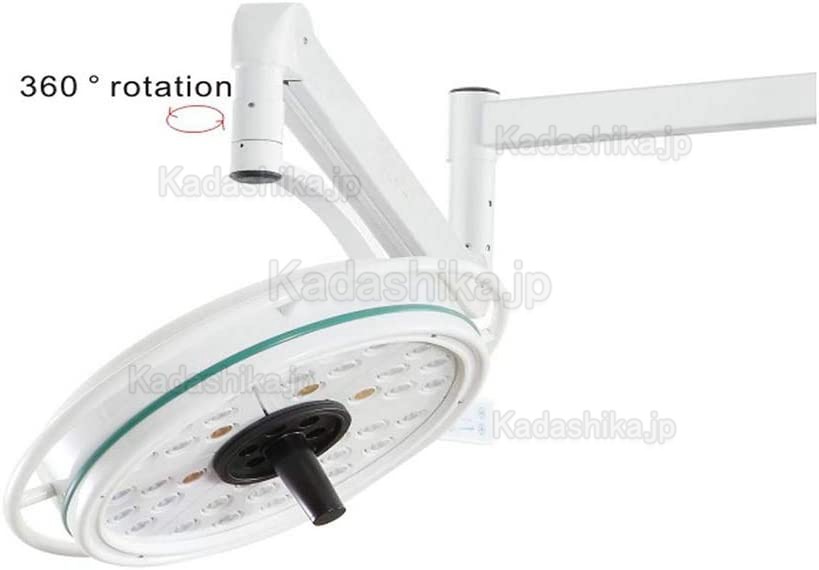 KD-2072D-2 歯科ダブルヘッドライト手術無影灯 216W 72 LED個ライト(スタンド付き、天井取付け)