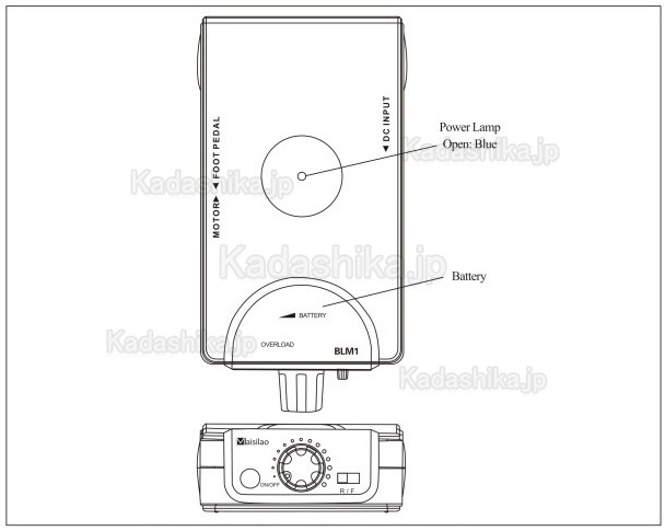 Maisilao® M1ポータブルマイクロモーター + 30K RPM ブラシレハンドピース