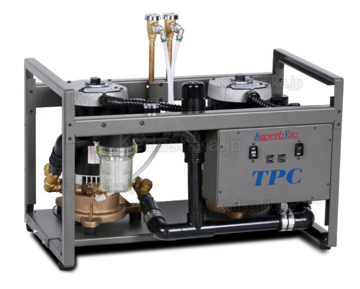 TPC 歯科用サクション 真空ポンプ 水リサイクル装置付き (900リットル/分)